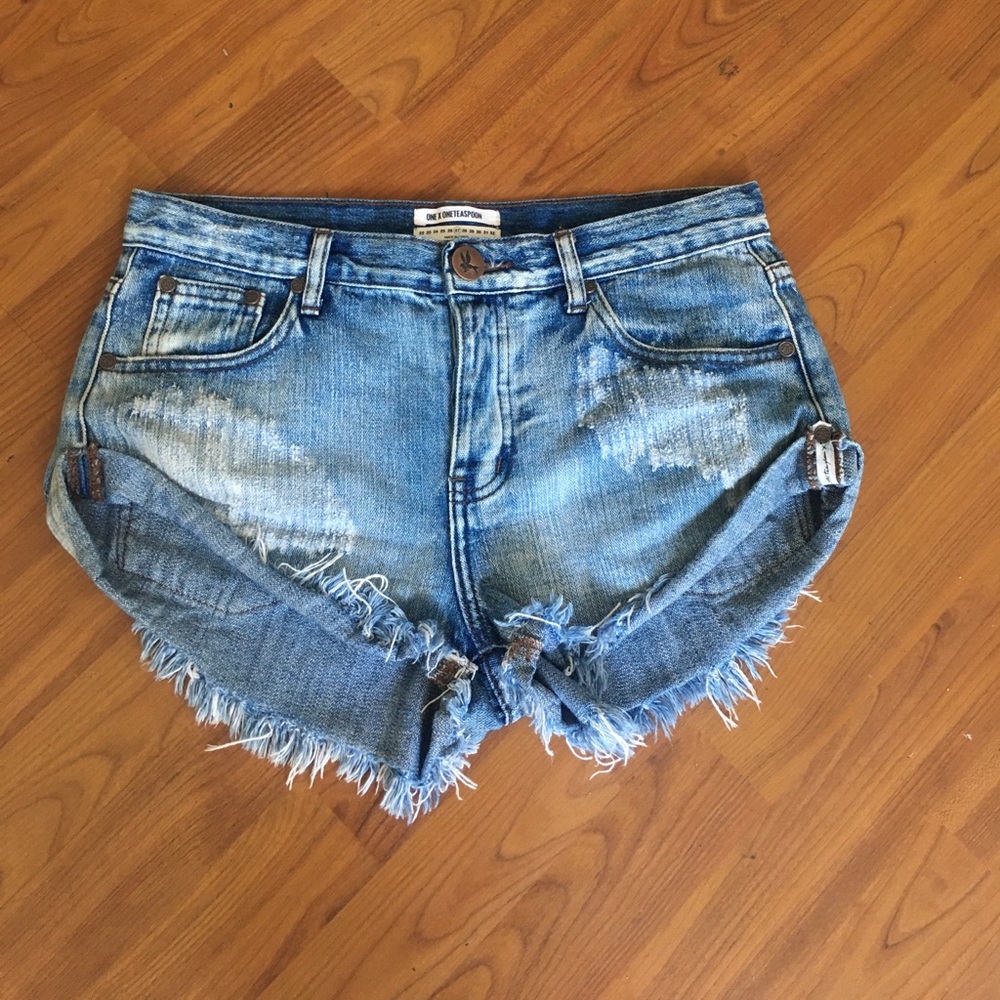 ONE TEASPOON Bandits cut off shorts